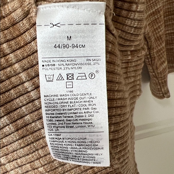 Banana Republic Space-Dye Turtleneck Sweater Top in Camel Color - Picture 8 of 12